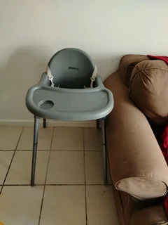 Titaniumbaby Bistro High Chair with Footrest - Grey