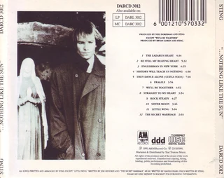 2 Sting CDs R120 for both or sold separately