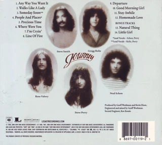 Journey - Departure (CD, digipak. Digipak has some scuffing)