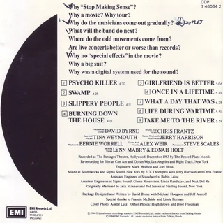 Talking Heads - Stop Making Sense (CD)