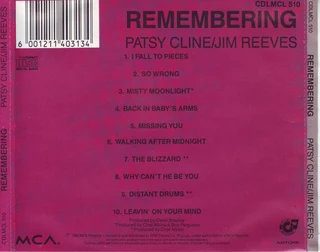 Remembering Patsy Cline And Jim Reeves (CD)