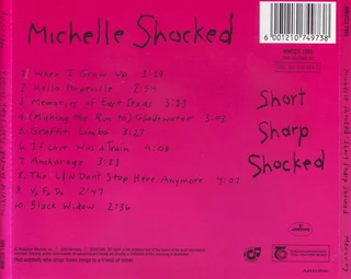 2 Michelle Shocked CDs R140 for both or sold separately