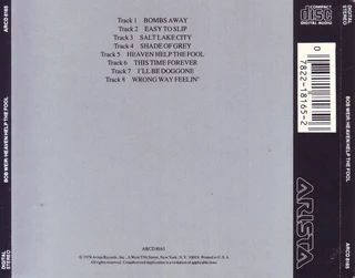 Bob Weir (Grateful Dead) - Heaven Help The Fool (CD)