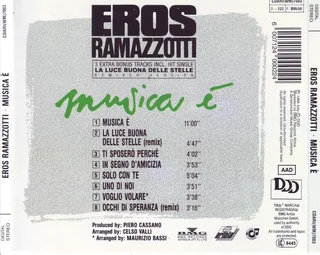 2 Eros Ramazzotti CDs R140 for both or sold separately