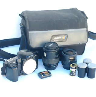 Pentax Z-10 film Camera with lenses and film for sale