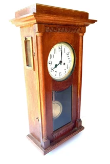 Vintage early 20th century Orchester-Gong wall clock for sale