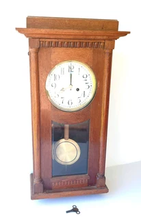 Vintage early 20th century Orchester-Gong wall clock for sale