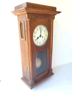 Vintage early 20th century Orchester-Gong wall clock for sale