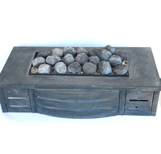 Megamaster Built In Gas Grate Mild Steel gas fireplace for sale