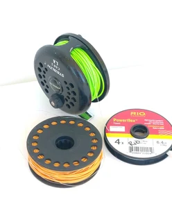 Stealth CAS1 LA fly fishing reel wirh extra spool and line for sale