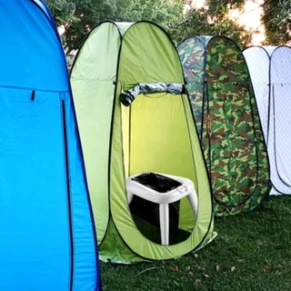 Natural Instincts E-Pot Portable Camping Toilet Seat Folding Travel Porta Potty Chair for sale