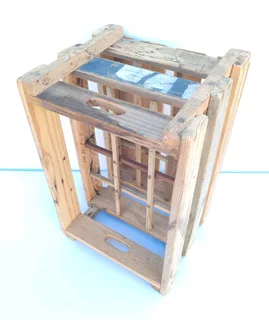 12 bottle wood wine rack crate for sale