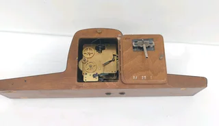 Vintage Franz Hermle 8 Day Westminster Chime 1950 Mantle Clock for sale