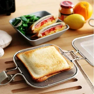 Stainless steel Braaibroodjie Holder Sandwich Grill Basket for sale