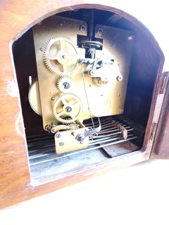 Franz Hermle &amp; Son (FHS), German Mantle chiming clock for sale