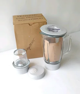 Kenwood ThermoResist glass liquidiser blender and glas multi mill chopper attachment for sale