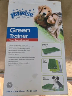 Pawise Green Trainer puppy toilet training kit for sale