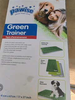 Pawise Green Trainer puppy toilet training kit for sale