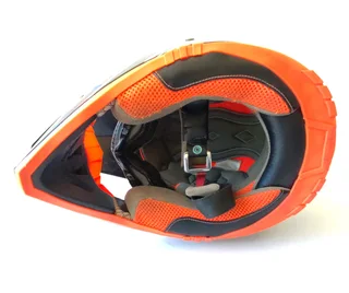 Stealth Flyte Large motocross motorcycle Helmet with oakly goggles for sale