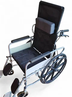 Full Reclining  commode foldable Wheelchair for sale