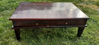Dark Wood Coffee Table