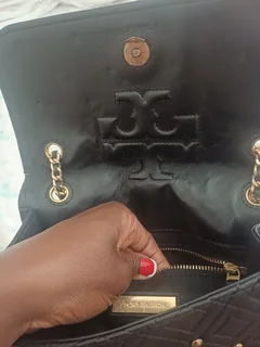 Pre-loved Studded Tory Burch handbag for sale