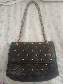 Pre-loved Studded Tory Burch handbag for sale