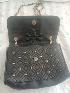 Pre-loved Studded Tory Burch handbag for sale