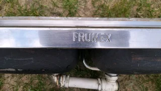 Stainless steel double sink