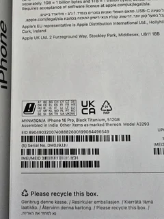 iPhone 16 Pro 512g USED - CellSA