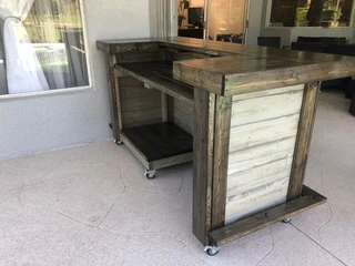 Ulock the Potential of Your Shop with Our Stunning Wooden Counter