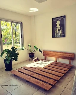 . Stylish and Rustic: Handcrafted Pallet Beds for Sale