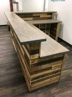 Shop counters , handcrafted to perfection.