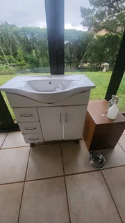 Bathroom Basin and cupboard