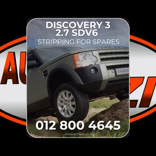 Land Rover Discovery 3 2.7L SDV6 Stripping for Spares