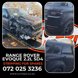 Range Rover Evoque 2.2L SD4 Stripping for Spares