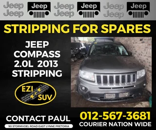 Jeep Compass 2.0L 2013 Stripping Complete Body