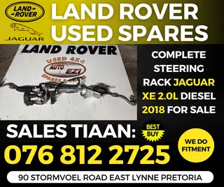 Land Rover Jaguar Used Spares Xe 2.0l 2018 Diesel Steering Rack For Sale