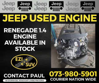 Jeep Used Spares Renegade 1.4 Engine For Sale Available in Stock