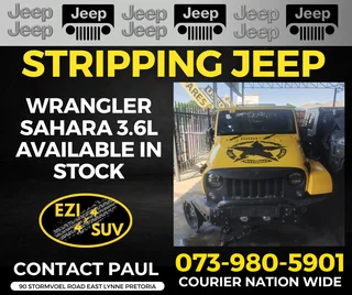 Jeep Used Spares Sahara Wrangler 3.6L Body Parts Complete Car For Sale