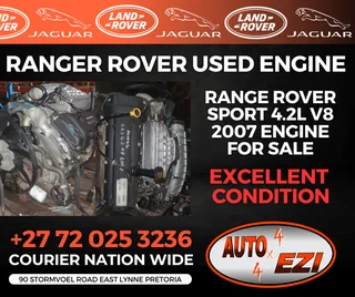 Land Rover Range Rover Sport 4.2L V8 2007 Used Engine For Sale