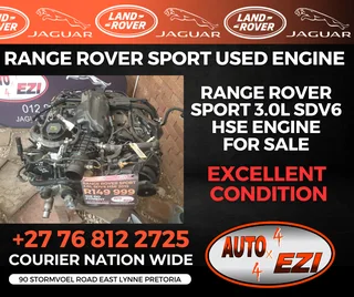 Land Rover Range Rover Sport 3.0L SDV6 HSE Used Engine For Sale