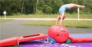 Gymnast back flip trainers