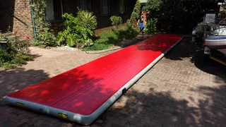 Tumble Track Inflatable (5m long x 2m wide x 20cm thick)