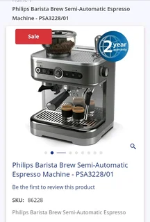Philips Barista Brew Semi-Automatic Espresso Machine - PSA3228/01