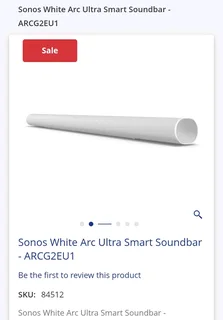 Sonos White Arc Ultra Smart Soundbar - ARCG2EU1