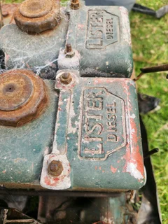 16horsepower lister with pump on trailer