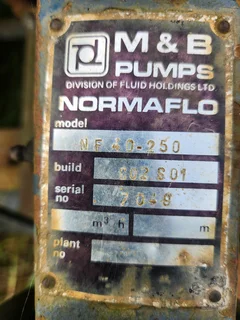 16horsepower lister with pump on trailer