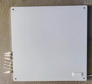 Wall panel heater with wall attachments