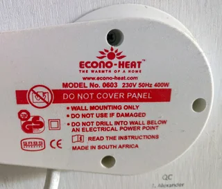 Wall panel heater with wall attachments